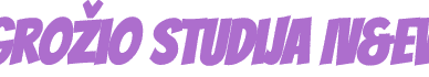Grožio Studija IV&EV