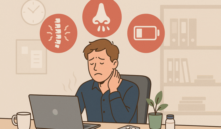 Kasdieniai sveikatos sutrikimai ir ju poveikis darbingumui