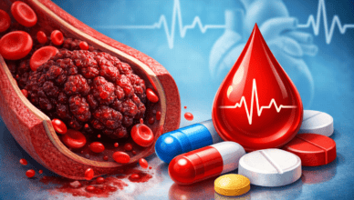 Alternatyvus tekstas apie širdies ir kraujagyslių ligas, kraujo sudėtį, vaistus ir sveikatingumo patarimus, susijusius su sveikata.