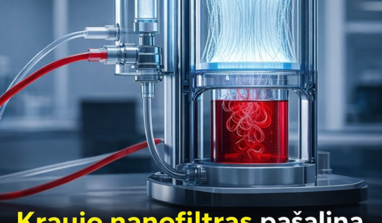 Modernus kraujo nanofiltras Alzheimerio ligos prevencijai, skirtas pagerinti smegenų funkcijas ir apsaugoti nuo Alzheimerio, naudojant pažangias filtravimo technologijas.