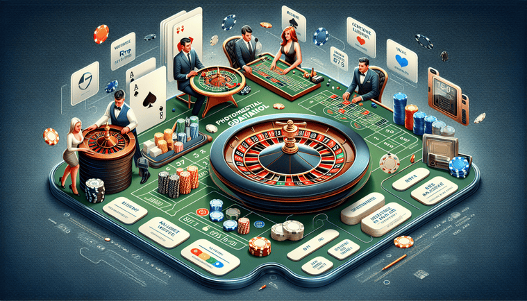 Geriausi stalo žaidimai platformoje Beef Casino 1 Modernus kazino žaidimų automatas su žaidėjais, statymų kortelėmis ir žaidimo elementais, skirtas interneto kazino ir azartinių lošimų entuziastams.