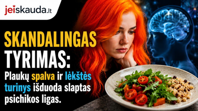 SKANDALINGAS TYRIMAS: Plaukų spalva ir lėkštės turinys išduoda slaptas psichikos ligas 2 SKANDALINGAS TYRIMAS: Plaukų spalva ir lėkštės turinys išduoda slaptas psichikos ligas