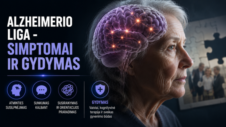 Alzheimerio liga - Simptomai ir gydymas 5 Alzheimerio liga – Simptomai ir gydymas
