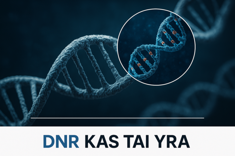 DNR kas tai yra 4 DNR kas tai yra