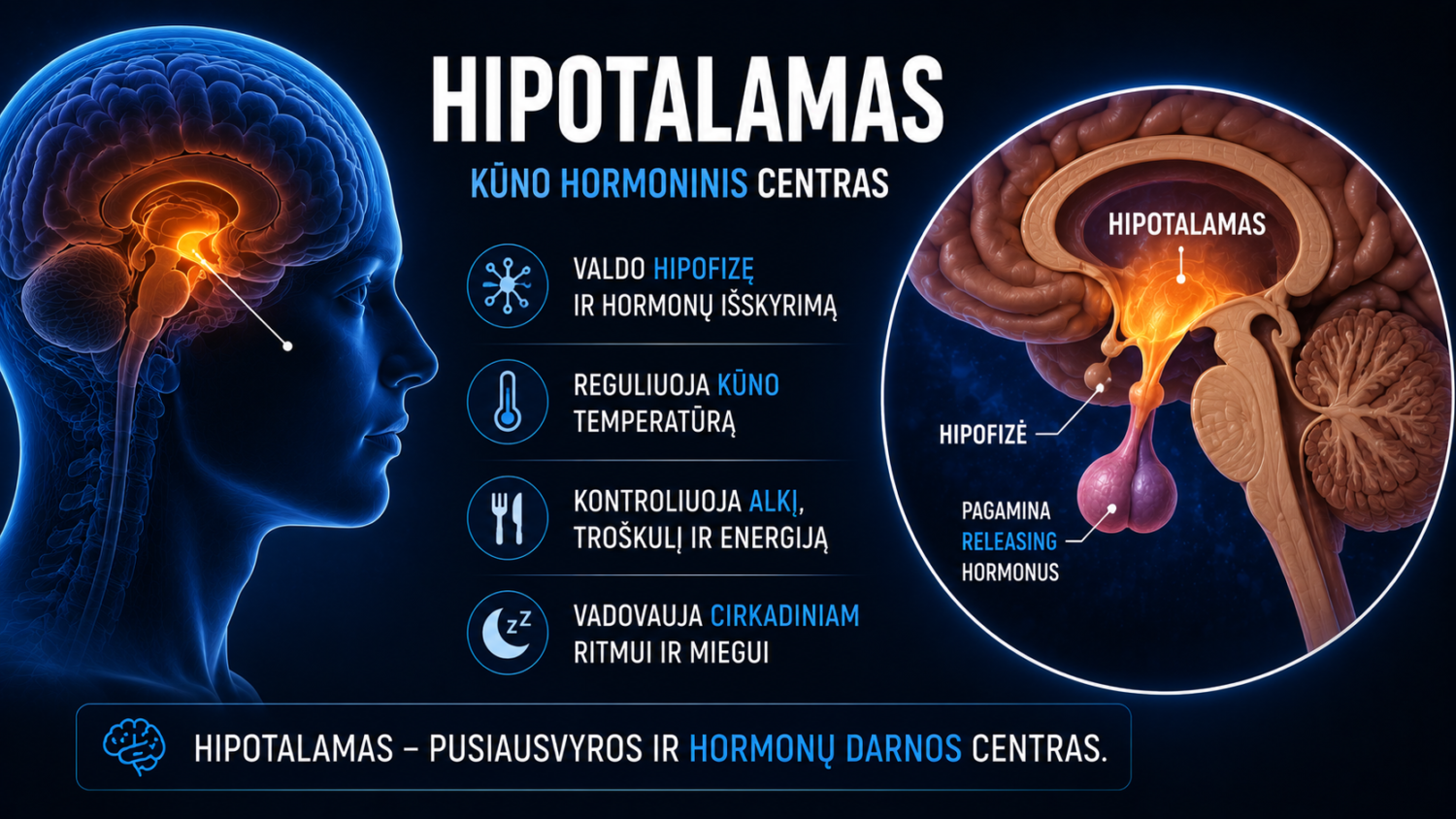 Hipotalamas - kas tai 1 Hipotalamas – kas tai