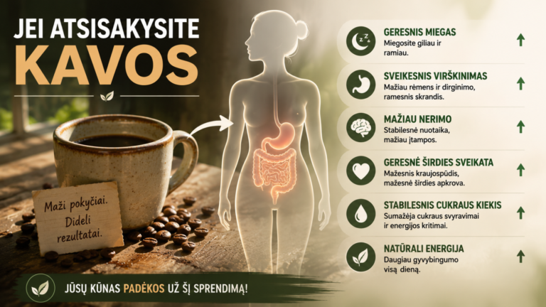 Kas nutiks organizmui, jei atsisakysite kavos? Pokyčiai nustebins