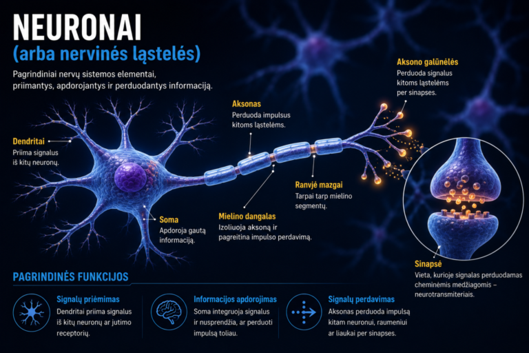 Neuronai (arba nervinės ląstelės)