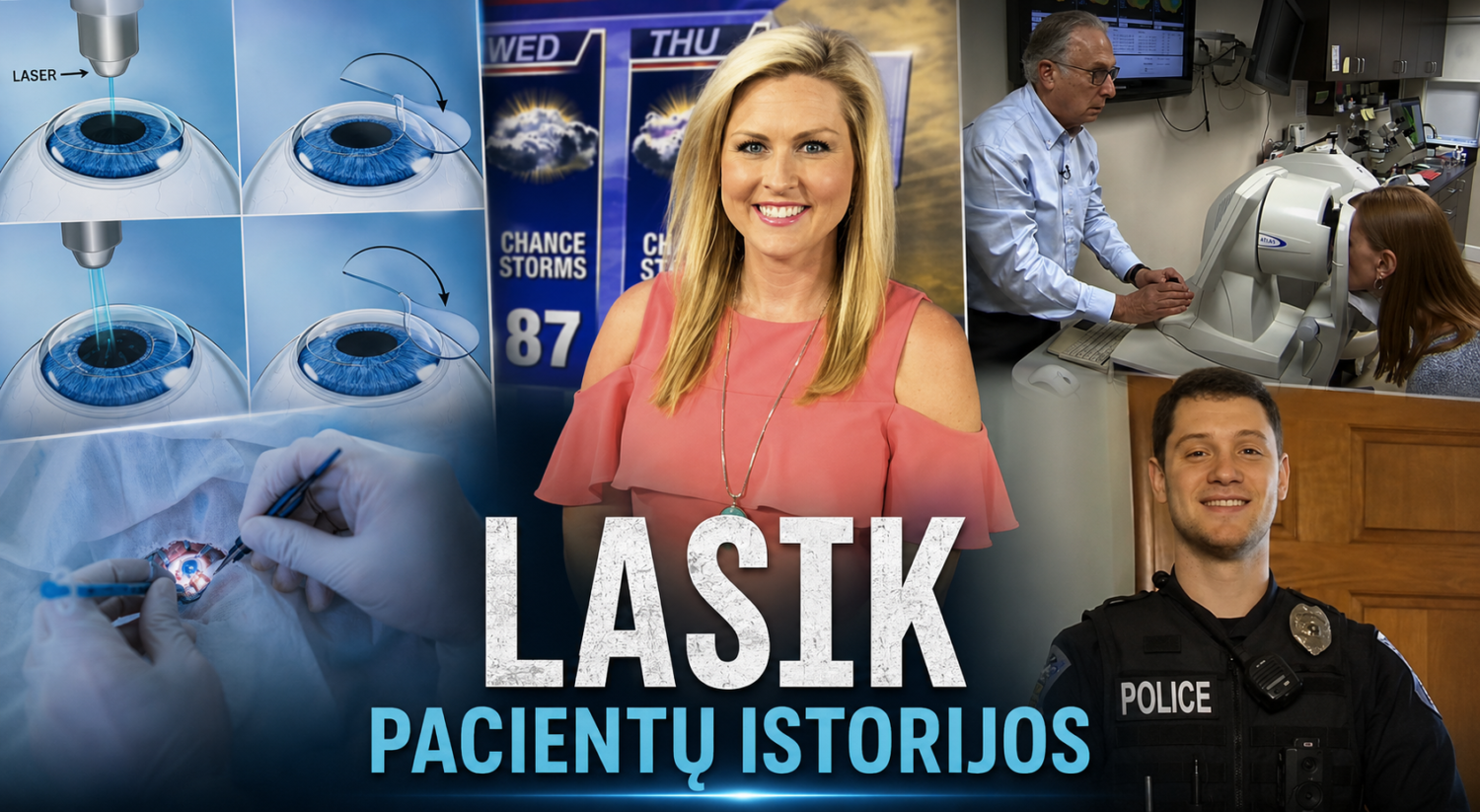 Akių operacija, po kurios kilo tragiškų pasekmių? LASIK pacientų istorijos sulaukė dėmesio