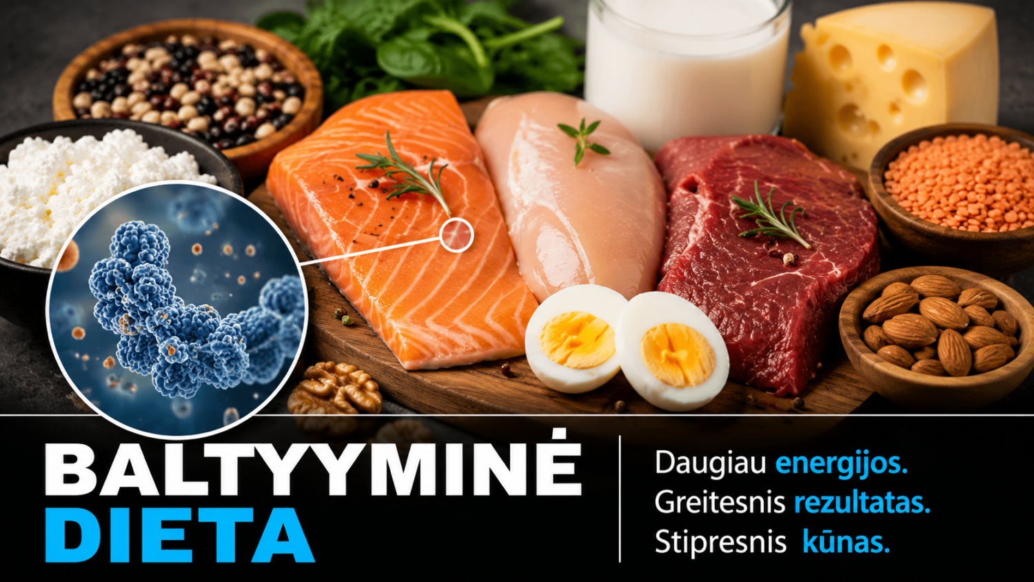 Baltyminė dieta – kas tai? Meniu