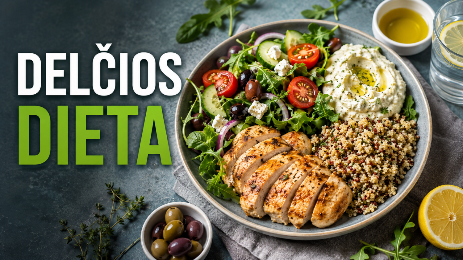 Delčios dieta – meniu kiekvienai dienai.