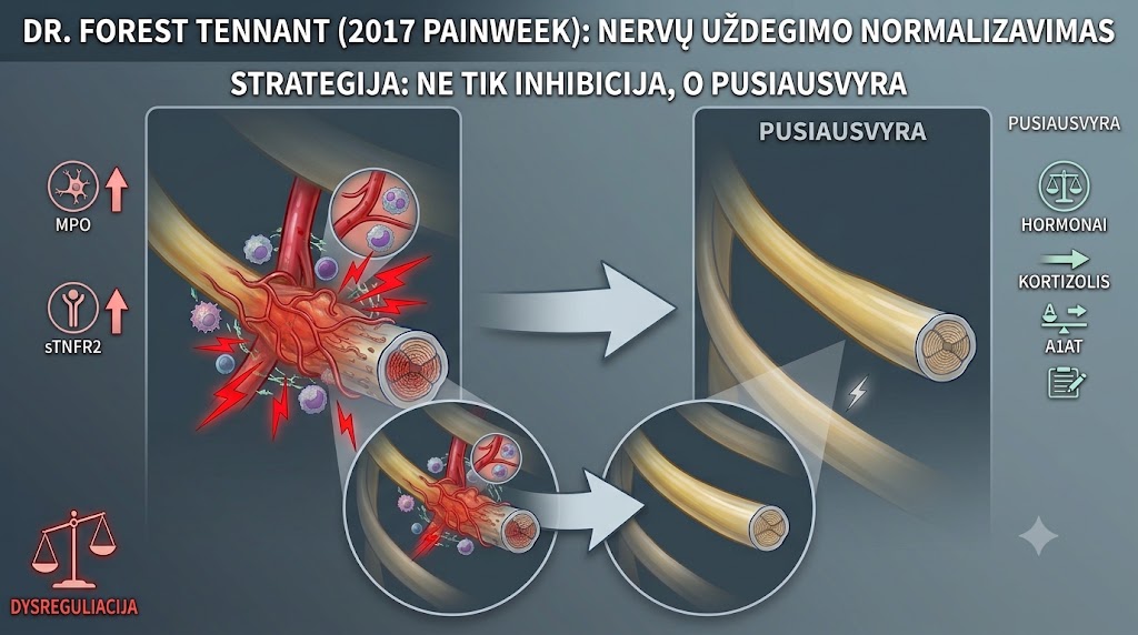 Dr. Forest Tennant’s 2017 PainWeek pristatymas: nervų uždegimo normalizavimas