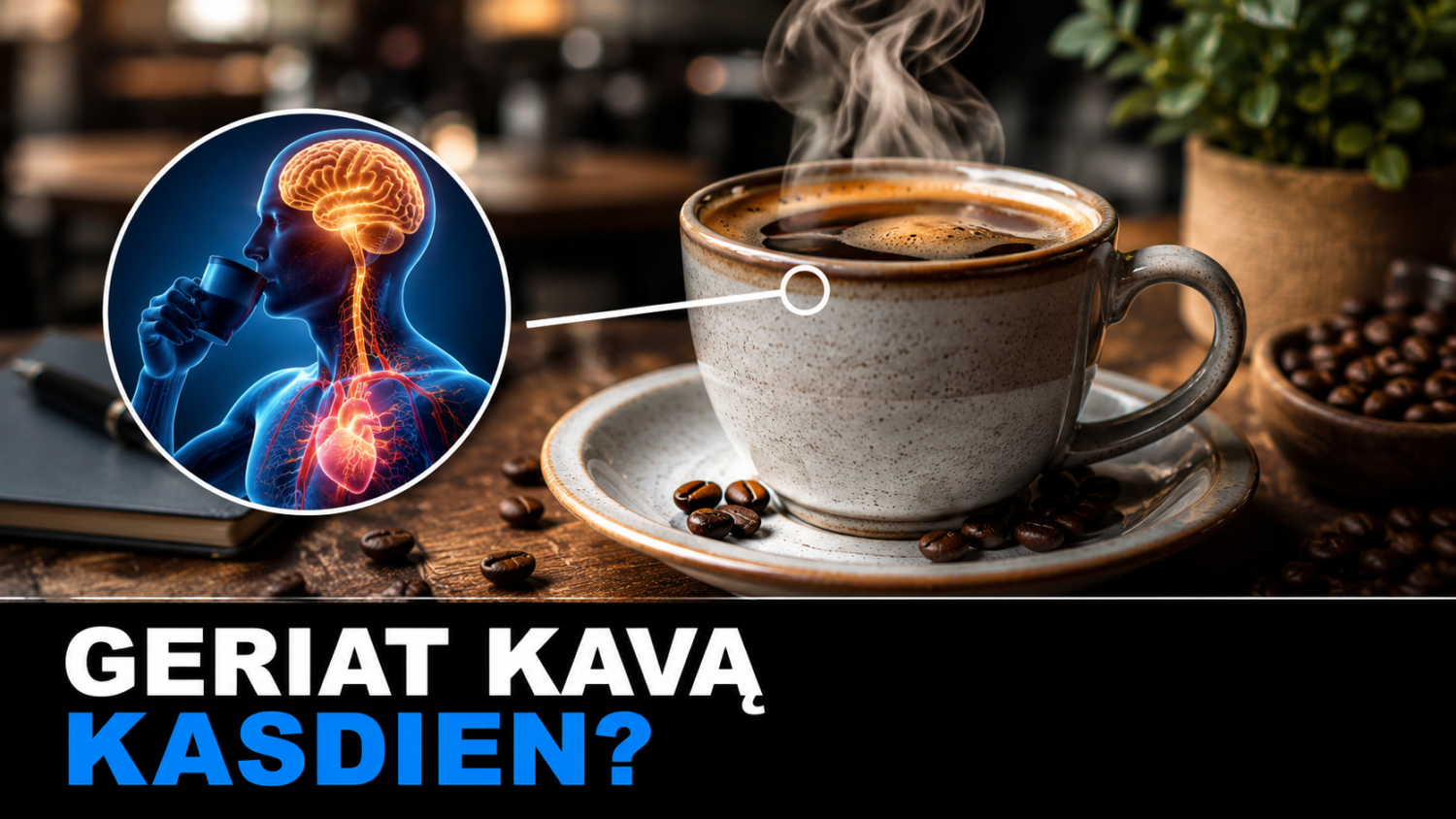 Geriat kavą kasdien? Nauja apžvalga atskleidė, kiek puodelių gali būti saugu širdžiai