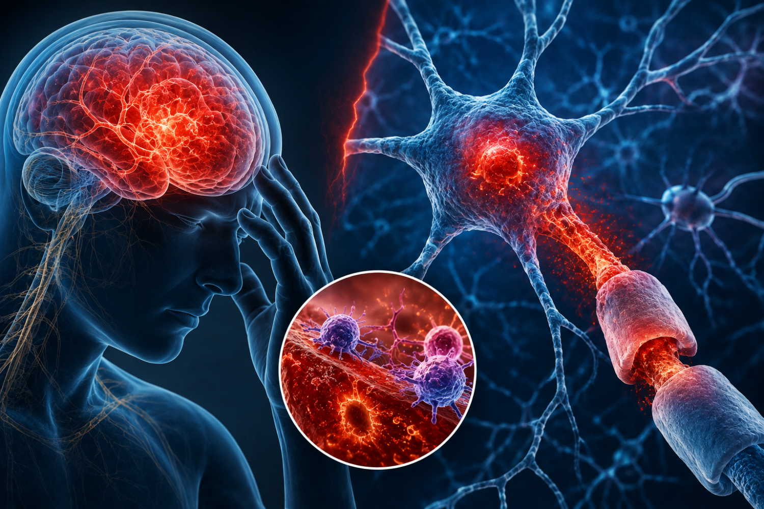 Neurouždegimas ir nervų uždegimas (neuritas). Kas tai? Ar yra skirtumas?
