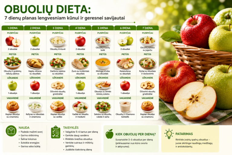 Obuolių dieta: meniu kievienai dienai. Mokslinis pagrindas 5 Obuolių dieta: meniu kievienai dienai. Mokslinis pagrindas