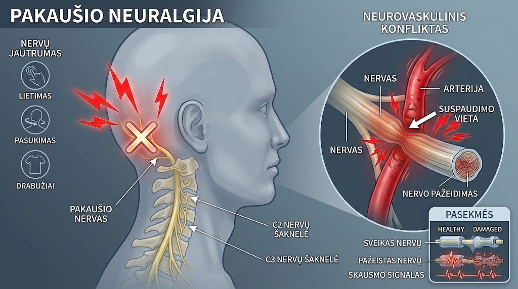 Pakaušio neuralgija