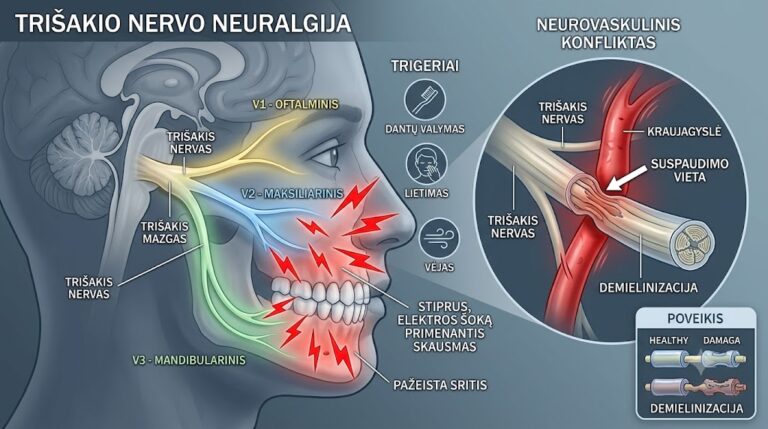 Trišakio nervo neuralgija 6 Trišakio nervo neuralgija
