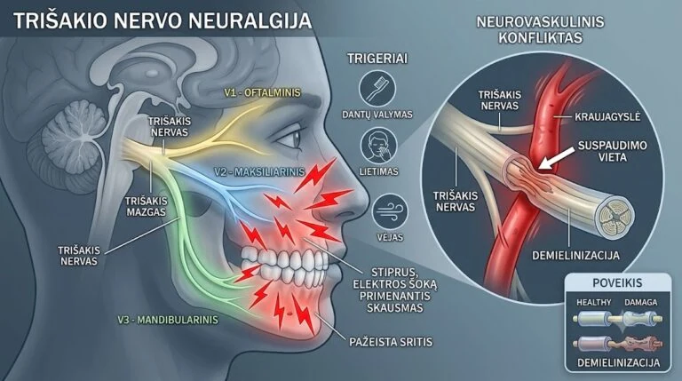 Trišakio nervo neuralgija 4 Trišakio nervo neuralgija