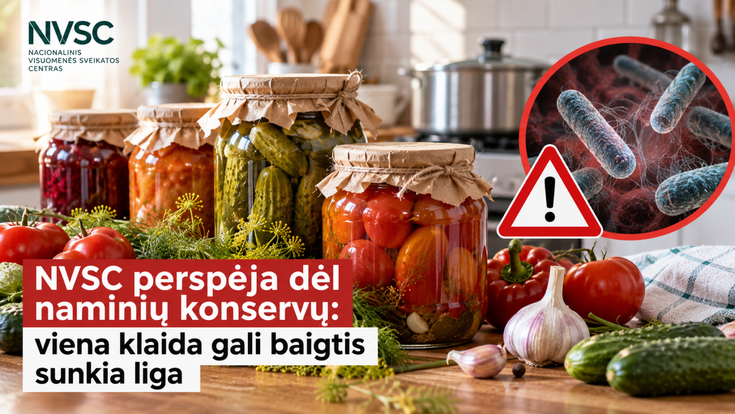 nvsc perspeja del naminiu konservu viena klaida gali baigtis sunkia liga