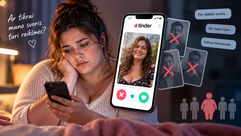 „Tinder“ kaltinamas diskriminacija dėl svorio: vartotojai prabilo apie skaudžią problemą 7 „Tinder“ kaltinamas diskriminacija dėl svorio: vartotojai prabilo apie skaudžią problemą