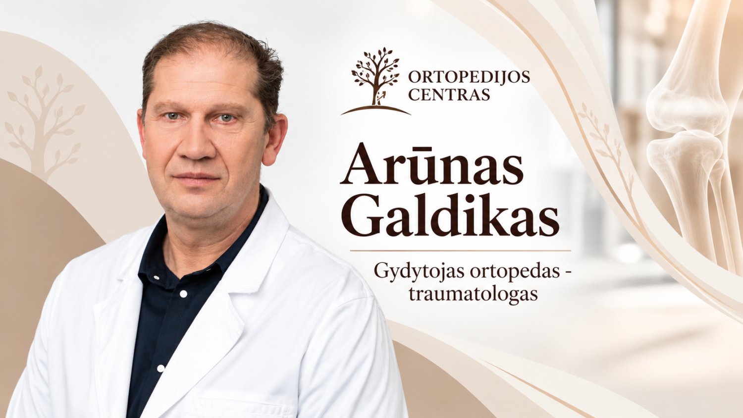 Arūnas Galdikas - gydytojas ortopedas - traumatologas 1 Arūnas Galdikas