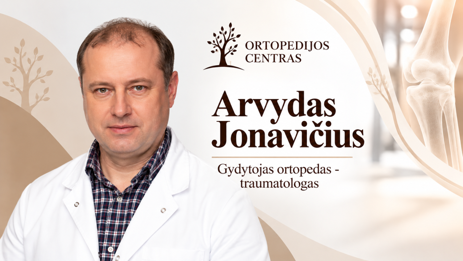 Arvydas Jonavičius - gydytojas ortopedas - traumatologas 1 Arvydas Jonavičius