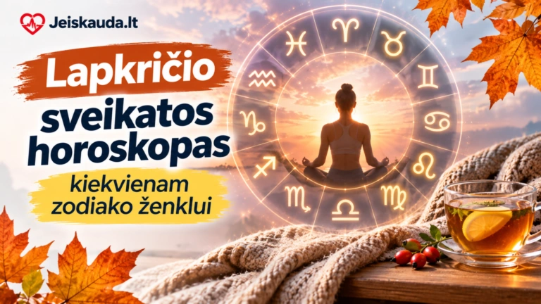 Lapkričio sveikatos horoskopas kiekvienam zodiako ženklui